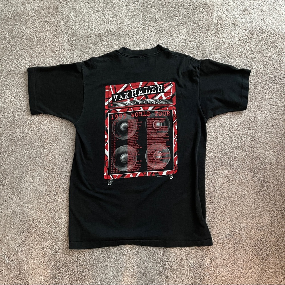 Vintage Van Halen 1993 Live World Tour Concert T-Shirt / size Large - Picture 5 of 5